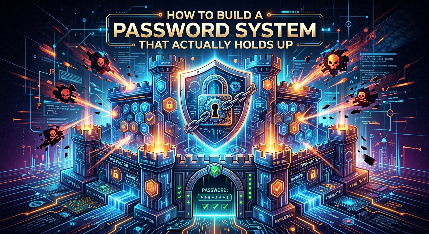 How to Build a Password System That Actually Holds Up