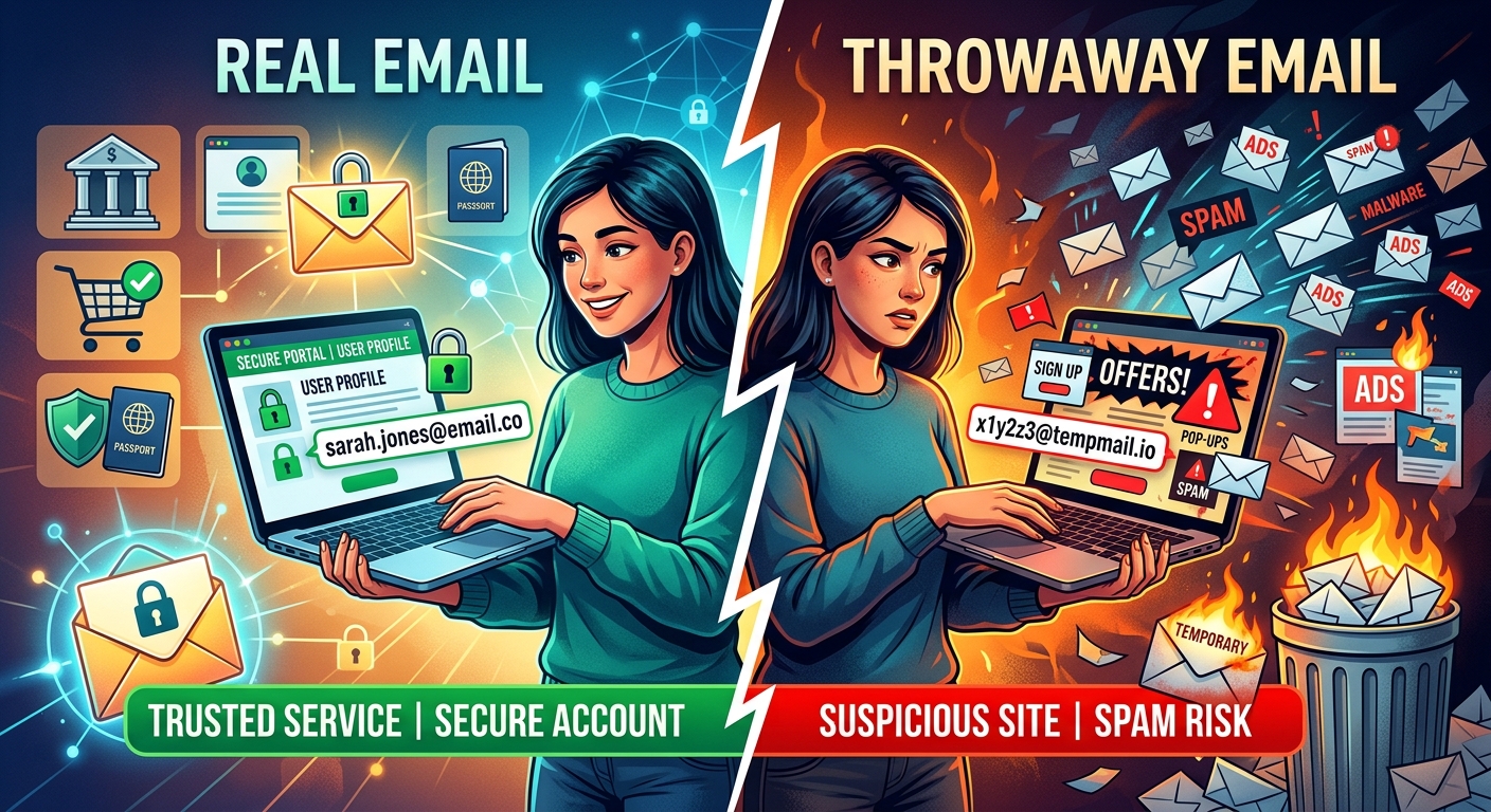 When to Give a Website Your Real Email and When to Use a Throwaway