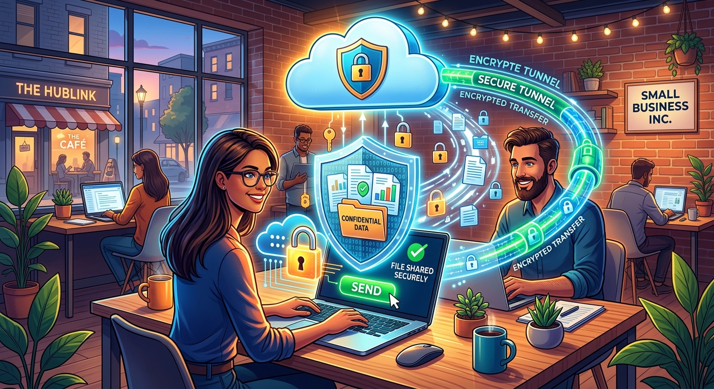 How Small Businesses Can Share Sensitive Files Without Exposing Data