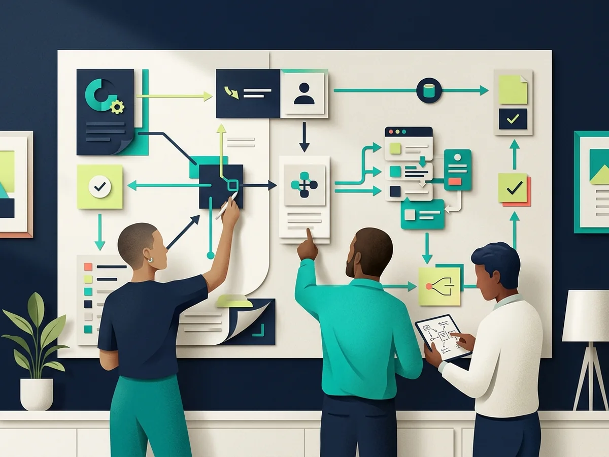 Editorial illustration for Business cybersecurity basics