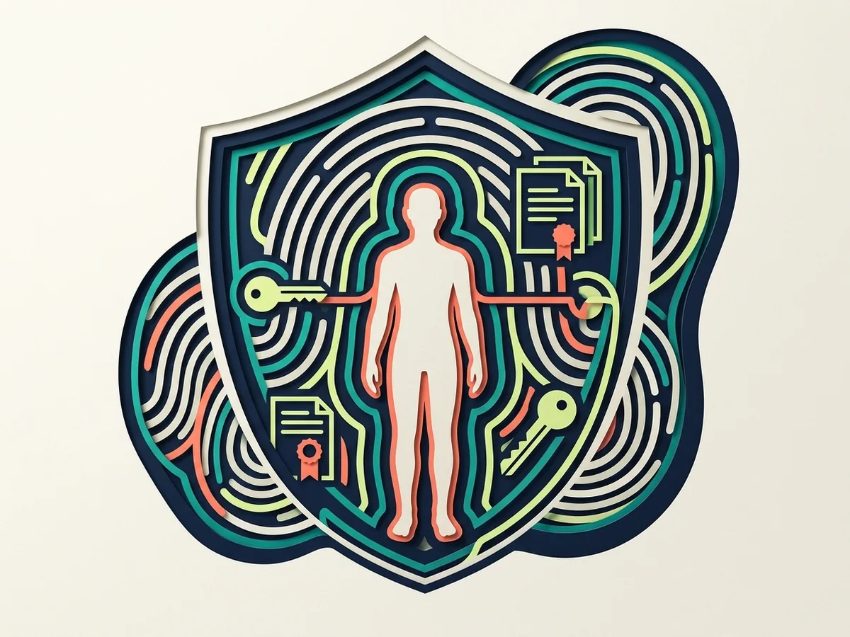 Editorial illustration for Identity theft protection