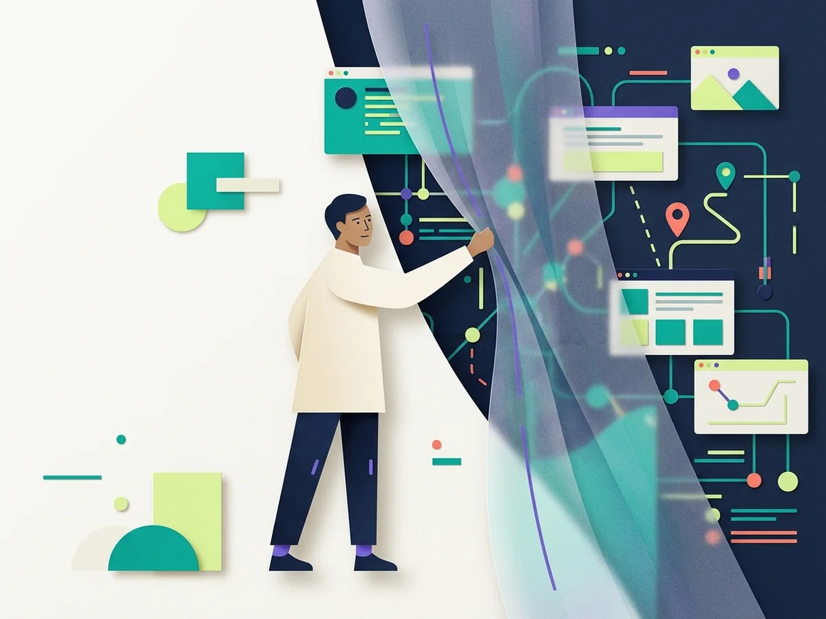 Editorial illustration for Online privacy & data control